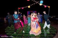 Cute indian bride and groom dancing Cute indian bride and groom dancing