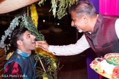 Indian groom during pre-wedding celebrations Indian groom during pre-wedding celebrations