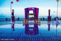 Marvelous Indian pre-wedding dance floor decor. Marvelous Indian pre-wedding dance floor decor.