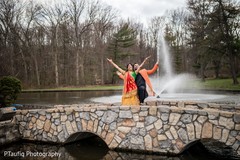 Glamorous Indian bride posing with groom. . Glamorous Indian bride posing with groom. .