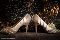 Elegant Indian bridal wedding shoes. Elegant Indian bridal wedding shoes.