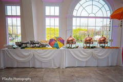 Marvelous Indian Sangeet buffet table. Marvelous Indian Sangeet buffet table.