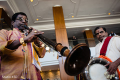 Musicians playing for the couple Musicians playing for the couple