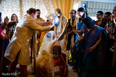 Groom during the ceremonies Groom during the ceremonies