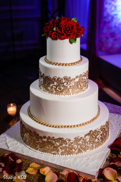 Indian wedding cake details Indian wedding cake details