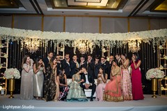 Fun Indian wedding party photo. Fun Indian wedding party photo.