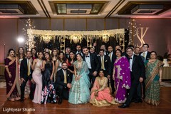 Guests at the Indian wedding reception. Guests at the Indian wedding reception.