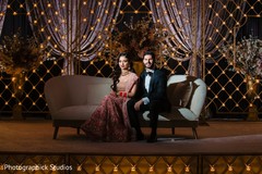 Elegant Indian couple in photo shoot. Elegant Indian couple in photo shoot.