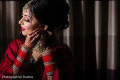 Breathtaking Indian bride getting ready. Breathtaking Indian bride getting ready.