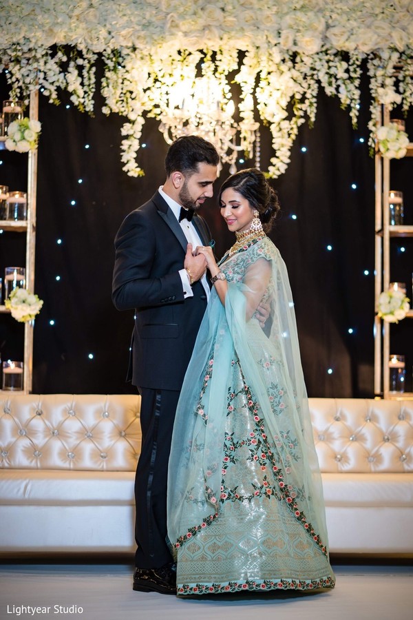 Romantic Capture Of Indian Couple At Reception Dance Photo 244467