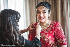 Enchanting Indian bride getting her drap on. Enchanting Indian bride getting her drap on.