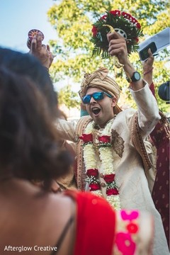 Joyful Indian groom at baraat capture. Joyful Indian groom at baraat capture.