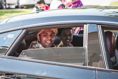 Indian groom at his baraat vehicle. Indian groom at his baraat vehicle.