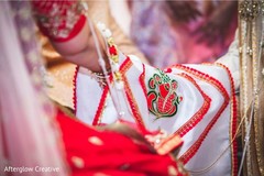 Indian bride and groom with hands covered ritual. Indian bride and groom with hands covered ritual.