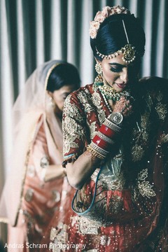 Indian bride prior to the ceremony Indian bride prior to the ceremony