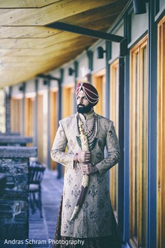 Indian groom posing for pictures. Indian groom posing for pictures.