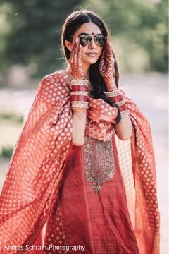 Indian bride's sweet moment. Indian bride's sweet moment.