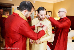 Indian groom getting ready. Indian groom getting ready.