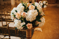 Floral arrangement details of the gala Floral arrangement details of the gala