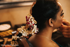 Indian bride getting ready for the ceremony. Indian bride getting ready for the ceremony.