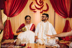 Maharani and Raja during the ceremony. Maharani and Raja during the ceremony.