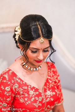 Marvelous Indian bridal ceremony hair style. Marvelous Indian bridal ceremony hair style.