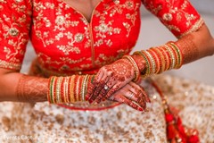 Impressive indian bride's bangles. Impressive indian bride's bangles.