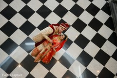 Indian couple meeting for their first look. Indian couple meeting for their first look.