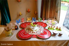 Colorful Indian Mehndi rituals table. Colorful Indian Mehndi rituals table.