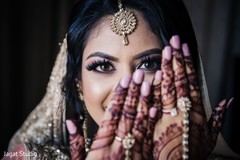 Gorgeous maharani showing off her mehndi art. Gorgeous maharani showing off her mehndi art.