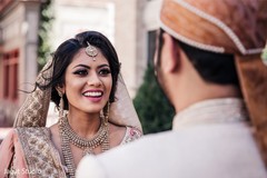 Gorgeous maharani taking a look at her Indian groom. Gorgeous maharani taking a look at her Indian groom.