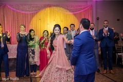 Joyful Indian couple at the dance floor. Joyful Indian couple at the dance floor.
