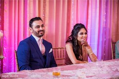 Elegant Indian couple at the reception. Elegant Indian couple at the reception.
