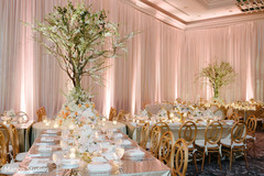 Dazzling Indian wedding reception decor. Dazzling Indian wedding reception decor.