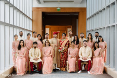 Graceful Indian bridal party. Graceful Indian bridal party.
