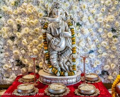 Statue of Ganesha during the reception. Statue of Ganesha during the reception.