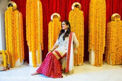 Maharani posing at the venue. Maharani posing at the venue.