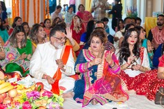 Special guests with Maharani. Special guests with Maharani.