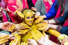 Indian bride with special guests Indian bride with special guests