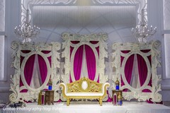 Indian wedding stage. Indian wedding stage.
