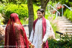 Indian groom meeting with the Maharani. Indian groom meeting with the Maharani.