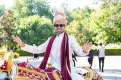 Majestic Indian groom in baraat. Majestic Indian groom in baraat.