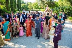 Everybody dances in joy during the baraat. Everybody dances in joy during the baraat.