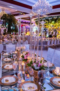 Elegant table decorations. Elegant table decorations.