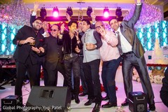 Everybody having fun at the reception party. Everybody having fun at the reception party.