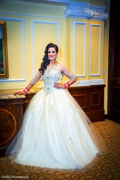 Gorgeous Indian bride in white. Gorgeous Indian bride in white.