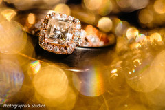 Details of the bridal ring. Details of the bridal ring.