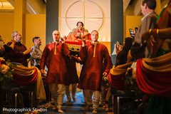 Indian bride making her entrance. Indian bride making her entrance.