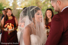 Exiting moment at the ceremony with our Indian couple. Exiting moment at the ceremony with our Indian couple.