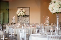 Magnificent Indian wedding reception table centerpiece decor. Magnificent Indian wedding reception table centerpiece decor.